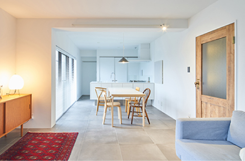 おしゃれなリビング空間